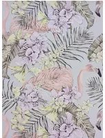 Matthew Williamson Carta da parati Club - Matt Silver/ Lilac/ Lemon