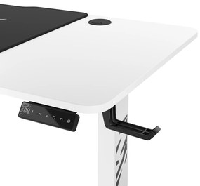 Scrivania Regolabile in Altezza Diablo X-Tensio 1400 Bianco