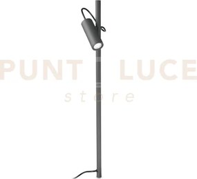 Hub lampada da terra ip54 per esterno color antracite led 3000k 4,5...