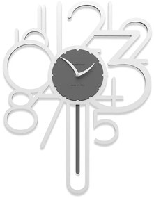 CALLEADESIGN Orologio a pendolo da parete Joseph color bianco