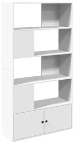 Libreria bianca 100x36x189 cm in legno multistrato