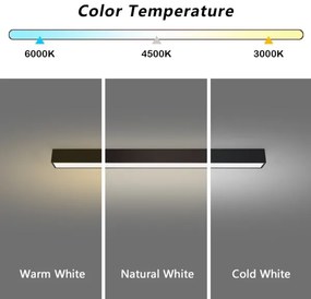 Immax NEO 07255L - Luce LED dimmerabile LUNGO 20W/230V Wi-Fi Tuya nero + +TC