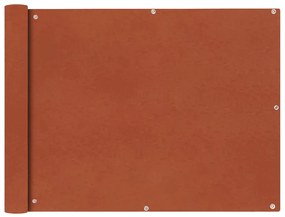 Paravento Da Balcone İn Tessuto Oxford 90x400 Cm Terracotta /