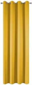 Tenda oscurante di lusso in giallo per il soggiorno 135 x 250 cm