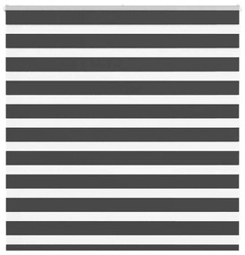 Tenda A Rullo Zebra Nero Larghezza Tessuto 140,9 Cm Poliestere /