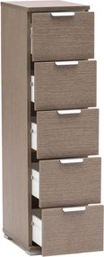 GLICH - cassettiera 5 cassetti