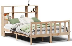 Letto libreria senza materasso 120x200cm legno massello di pino