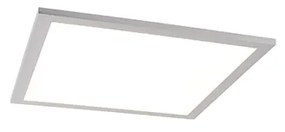 Plafoniera in acciaio 40 cm con LED e telecomando - Liv