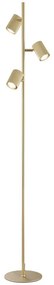 Lampada da terra Fabio in acciaio, H 142 cm, GU10 3xINSPIRE