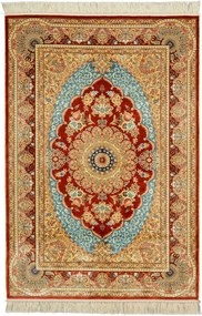 Ghom Tappeto 90 x 140 Beige (Cina) Annodato A Mano