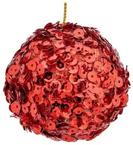 Palle di Natale Ø 10 cm 6 Unità Rosso Plastica 10 x 10 x 10 cm