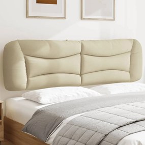 Cuscino Testiera Crema 180 Cm İn Tessuto /