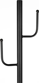 Appendiabiti nero in metallo ø 29x170 cm Twiggy – White Label