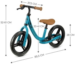 KINDERKRAFT - Bici a spinta SPACE blu