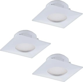 Eglo 95801- Set da 3 faretti da incasso PINEDA a LED/6W/230V