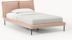 Letto imbottito in teddy bouclé Amelia