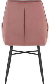 Set di sedie da pranzo rosa chiaro in imbottito 2 pz Anzo – Støraa