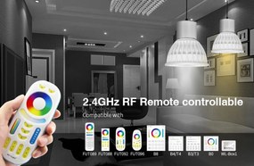 Faretto LED MR16 4W RGB+CCT Dimmerabile 12V dc Colore RGB+CCT