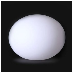 Lampada Led RGBW Luminosa Con Forma di Uova Oval Ball Light Ricaricabile Telecomando Incluso IP67 20X20X14cm SKU-40141