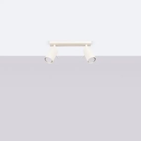 Sollux SL.1495 - Faretto RING 2xGU10/10W/230V color crema