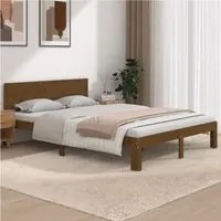 Giroletto Miele in Legno Massello 150x200 cm 5FT King Size 810503