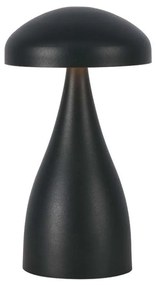 Lampada LED da Tavolo 1W con Batteria 1800mAh Ricaricabile USB C Colore Nero in Metallo Dimmerabile 3 In 1 SKU-7895
