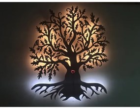 Li-Go 5747/DUB2 - Lampada decorativa da parete LED/10W/230V 45x55 cm rovere