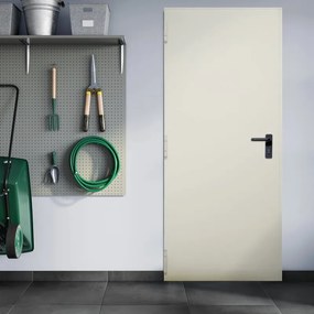 Porta tagliafuoco battente EI2 120 avorio L 80 x H 215 cm reversibile