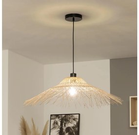 Brilagi - Lampadario LED a sospensione con cavo CERIA BOHO 1xE27/40W/230V Ø 100 cm in bambù