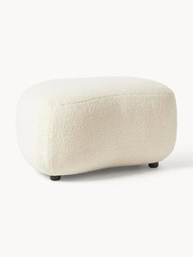 Pouf in teddy Alba