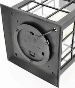 LED Lampada solare a sospensione LED/0,02W/1,2V 1xAA 2700K IP44 200 mAh nero