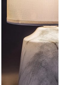 Rabalux 74067 - Lampada da tavolo NALISA 1xE14/40W/230V bianca/effetto marmo