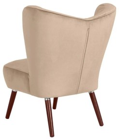 Poltrona beige Velluto Sari - Max Winzer