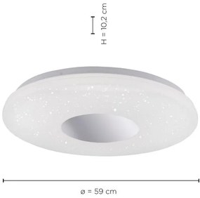 Leuchten Direkt 14822-17 - Luce LED con sensore LAVINIA LED/40W/230V IP44