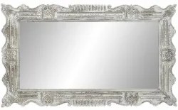 Specchio da parete DKD Home Decor 148 x 3 x 86 cm Cristallo Dorato Legno Legno di mango