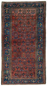 Hamedan Tappeto 110x200 Rosso (Iran) Annodato A Mano