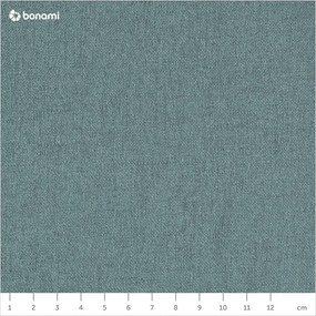 Letto matrimoniale imbottito blu/grigio con contenitore con rete inclusa 180x200 cm Mattis – Meise Möbel
