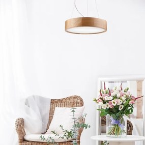 Brilagi - Lampadario LED RGBW dimmerabile CARVALHO 2xE27/15W/230V Wi‑Fi rovere Ø 37 cm