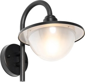 Lanterna da parete classica per esterni nera IP44 - Bruges