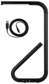 Paulmann 95424- LED/4,5W Lampada da tavolo touch dimmerabile FLEXLINK 5V/USB nera