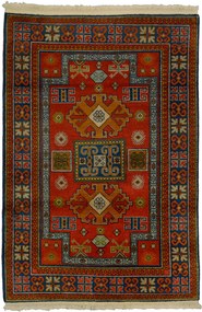 Kazak Tappeto 120x170 Rosso (Uzbekistan) Annodato A Mano