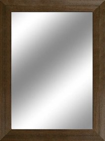 Specchio rettangolare in legno wengé 85 x 115 cm