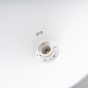 Sollux SL.1319 - Lampadario a sospensione con filo JAGA 1xE27/15W/230V diametro 30 cm bianco