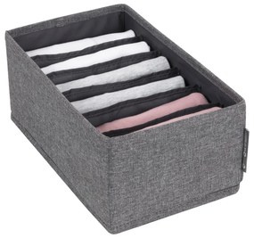 Organizzatore per cassetti grigio con cassetto a scomparti, 16,5 x 11 cm - Bigso Box of Sweden