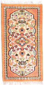 Agra Tappeto 60 x 30 Beige (Indian) Annodato A Mano