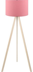 Lampada da terra AYD 1xE27/40W/230V rosa/beige