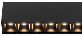 Lampada Lineare LED Sospesa 40W 120cm con driver Philips Bianca o nera Colore Bianco Variabile CCT, Colore del corpo Nero