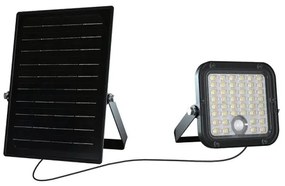 Faretto solare LED dimmerabile 10W 3,7V 4000/6000K IP65 con sensore + DO