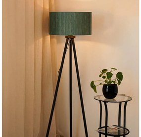 Brilagi - Lampada con piedistallo BOSTON ROLLER 1xE27/15W/230V verde/oro