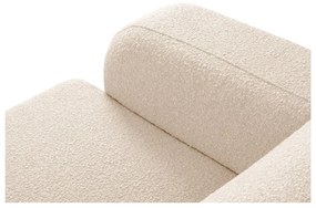 Divano angolare beige in tessuto bouclé (angolo destro) Molino - Micadoni Home